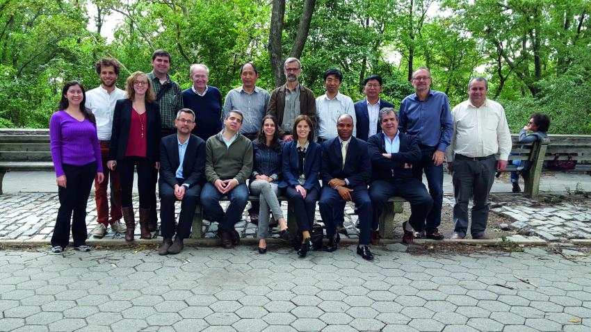 ATPI photo de groupe avec l'équipe uruguayenne