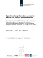 Opérationnaliser l'Agenda de l'action pour la nature et les populations : rapport d'atelier