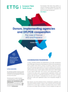 Donors, implementing agencies and DFI/PDB cooperation – The case of France: AFD and Proparco
