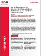 An Action Agenda for biodiversity: Expectations and issues in the short and medium terms
