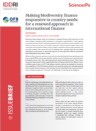 Adapter le financement de la biodiversité aux besoins des pays : pour une approche renouvelée du financement international