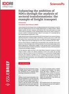 Enhancing the ambition of NDCs through the analysis of sectoral transformations: the example of freight transport