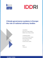 Gouvernance du climat en Europe: le rôle des organes consultatifs nationaux