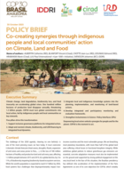 Co-creating synergies through indigenous people and local communities’ action on climate, land and food