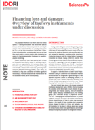 Financing loss and damage: Overview of tax/levy instruments under discussion