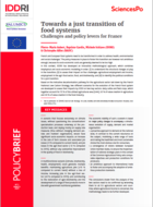 Vers une transition juste des systèmes alimentaires - Enjeux et leviers politiques pour la France