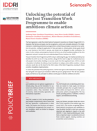 Unlocking the potential of the Just Transition Work Programme to enable ambitious climate action