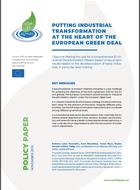 Putting industrial transformation at the heart of the European Green Deal