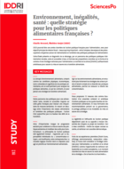 Environment, inequalities, health: what strategy for French food policies?