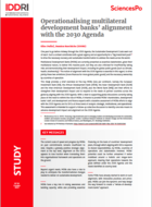 Operationalising multilateral development banks’ alignment with the 2030 Agenda