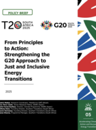 From principles to action: Strengthening the G20 approach to just and inclusive energy transitions