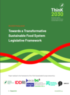 Vers un cadre législatif transformateur pour un système alimentaire durable