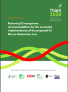 Restoring EU ecosystems: recommendations for the successful implementation of the proposed EU Nature Restoration Law