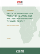 Priorités d'industrialisation verte en Afrique et opportunités de partenariats avec l'Europe