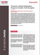 Towards a Global Adaptation Progress Tracker: first thoughts