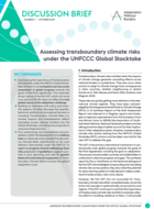 Évaluation des risques climatiques transfrontaliers dans le cadre du Bilan mondial de la CCNUCC