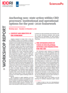 Anchoring non-state action within CBD processes: institutional and operational options for the post-2020 framework