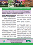 "Considerations on the proposed Biodiversity Technology Initiative"