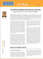 « Une difficile régulation des pollutions agricoles - Quelles leçons tirer du cas des nitrates en Bretagne ? »