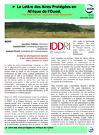 Lettre des Aires protégées en Afrique de l'Ouest, n°34