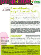 "Forward thinking in agriculture and food"