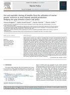 Fair and equitable sharing of benefits from the utilization of marine genetic resources in areas beyond national jurisdiction: Bridging the gaps between science and policy