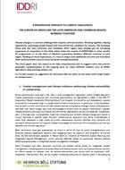 A progressive aproach to climate challenges: the european union and the latin american and caribbean region working together