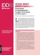 Financing development: does public funding still have a role to play?