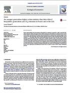 Are younger generations higher carbon emitters than their elders?: Inequalities, generations and CO2 emissions in France and in the USA