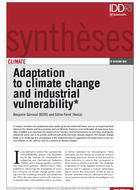Adaptation to climate change and industrial vulnerability