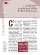 CDB : les savoirs locaux au coeur des débats internationaux