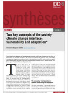 Two key concepts of the society-climate change interface: vulnerability and adaptation