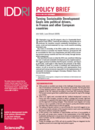 Turning Sustainable Development Goals into political drivers, in France and other European countries