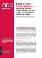 Addressing industrial competitiveness concerns in the 2030 EU Climate and Energy Package