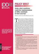À quelles conditions la mise en oeuvre des ODD pourrait-elle contribuer à la sécurité alimentaire ?