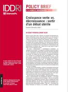 Croissance verte vs. décroissance : sortir d’un débat stérile