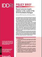 Beyond emission targets: ambition in the context of the 2018 Facilitative Dialogue