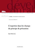 L'expertise dans les champs du principe de précaution