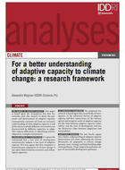 For a better understanding of adaptive capacity to climate change: a research framework.