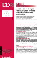 A model-based analysis of the European Intended Nationally Determined Contribution