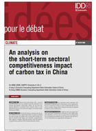An analysis of the short-term sectoral competitiveness impact of carbon tax in China