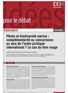 Pêche et biodiversité marine : complémentarité ou concurrence au sein de l'ordre juridique international ? Le cas du thon rouge