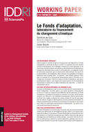 Le Fonds d’adaptation, laboratoire du financement du changement climatique