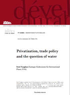 Privatization, trade policy and the question of water