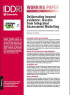 Deliberating beyond evidence: lessons from Integrated Assessment Modelling