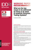 What are the key issues to be addressed by China in its move to establish Emissions Trading Systems?
