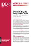 2°C: the history of a policy-science nexus
