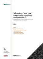 What does “peak coal” mean for international coal exporters?