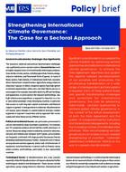 Renforcer la gouvernance internationale du climat